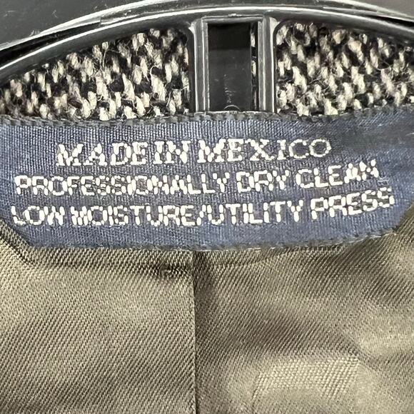 Lands End Sport Coat Jacket Mens 41R Gray Lambswool Tweed Lined Classic Business - Picture 16 of 16